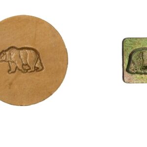 Leather Craft Stamps 3D STAMP - BEAR (LEFT)